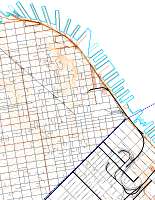 downtown and wharves